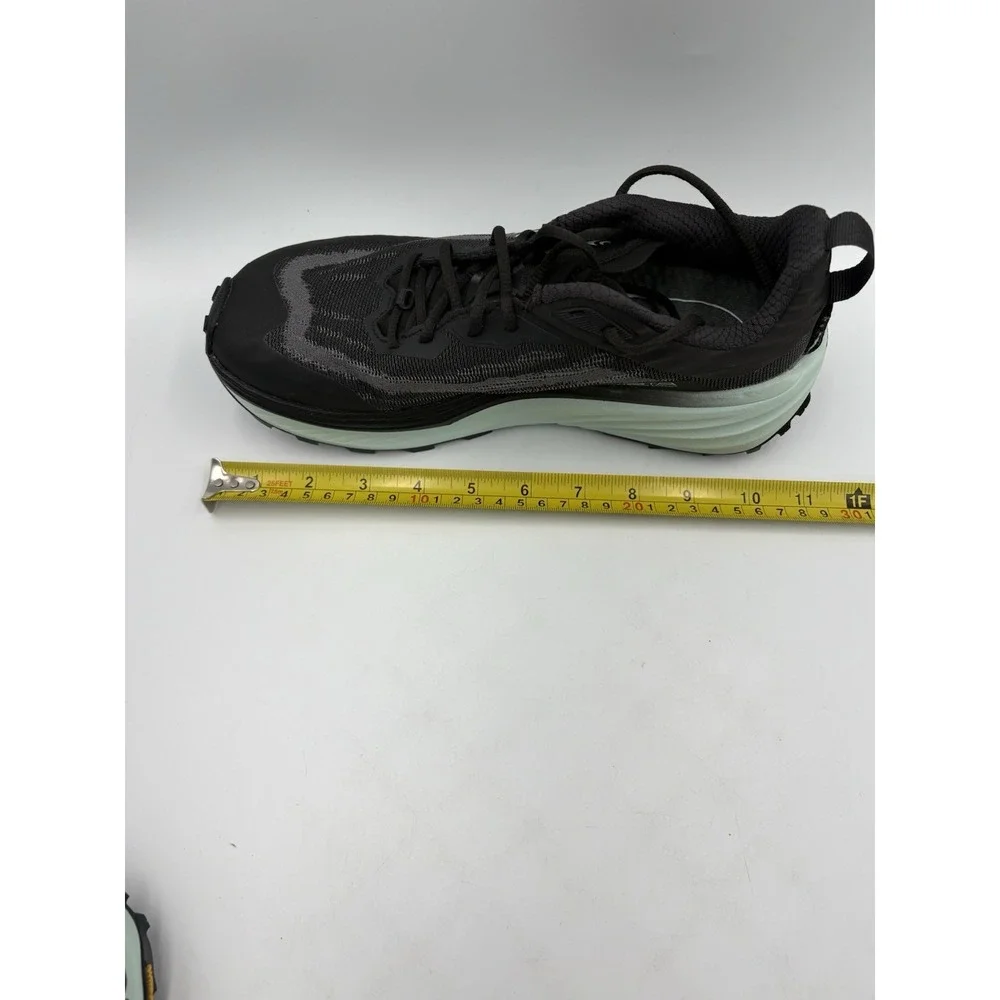Topo Athletic Vista Max Cushion Trail Running Shoes Black Mint Mens 8.5  10